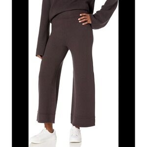NWT The Drop Bernadette Wide Leg Knit Pants Chocolate Brown Size XXL